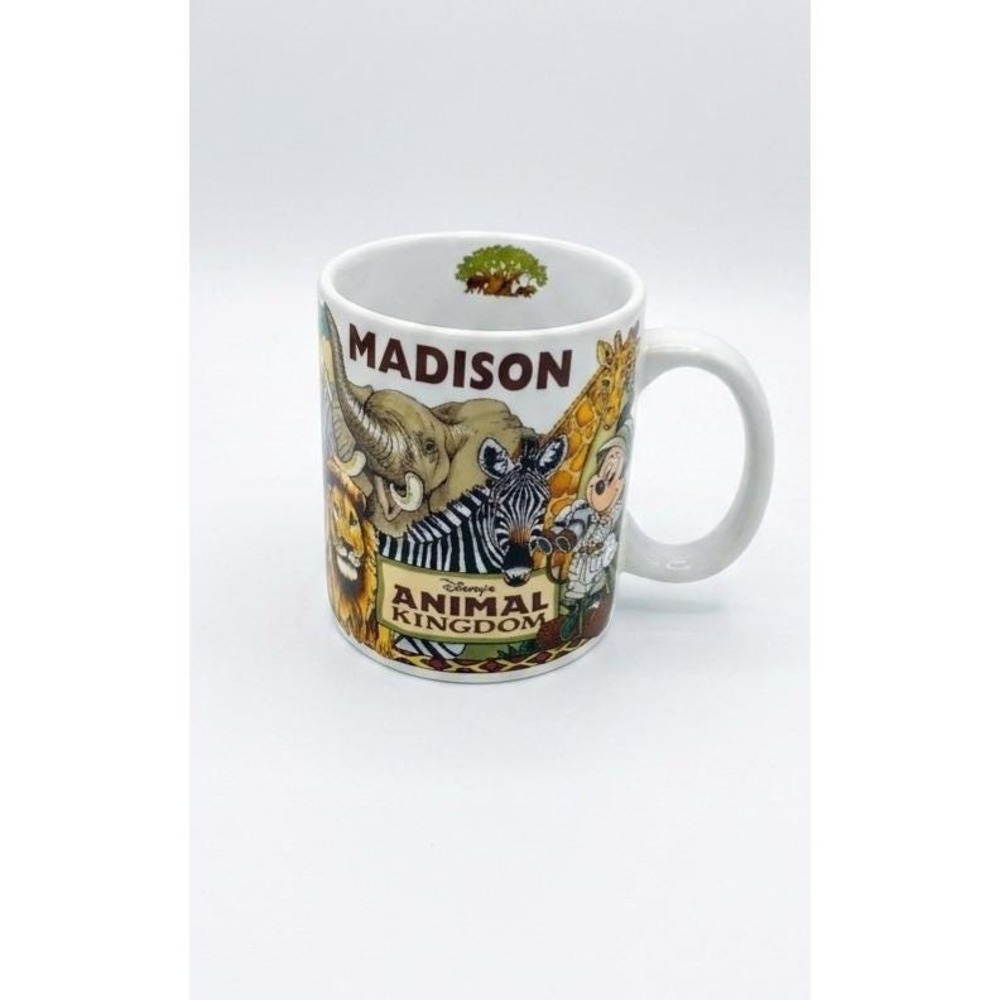 Disney Animal Kingdom Madison Personalized Safari Mickey Mouse 11 Oz Coffee Mug